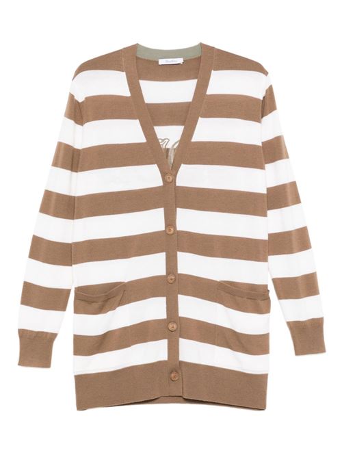 Cardigan a righe fiemme MAX MARA | 2521346031600FIEMME009